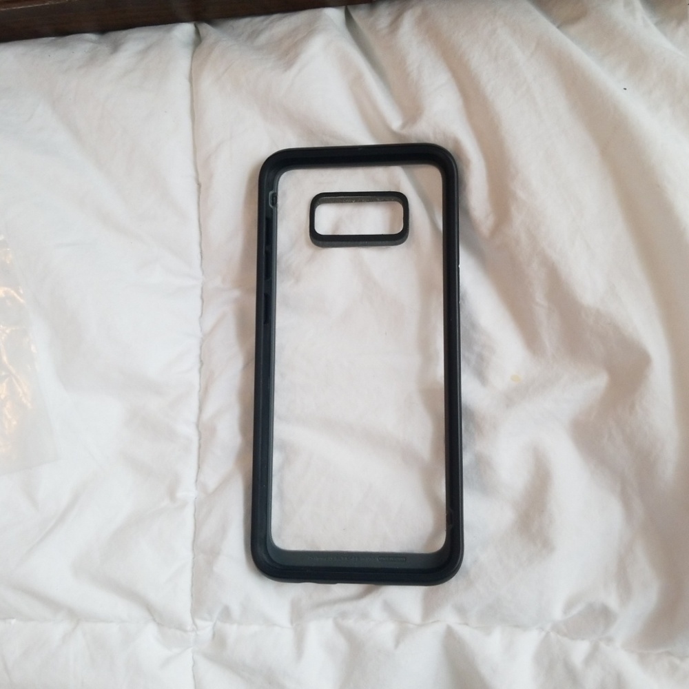 SAMSUNG GALAXY S8+ CLEAR/BLACK CASE